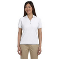 Devon & Jones  Ladies' Pima Pique Short Sleeve Y-Collar Polo Shirt